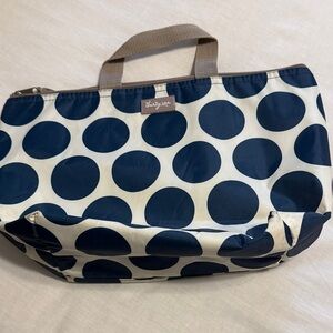 Navy Polka Dot Women's Bag